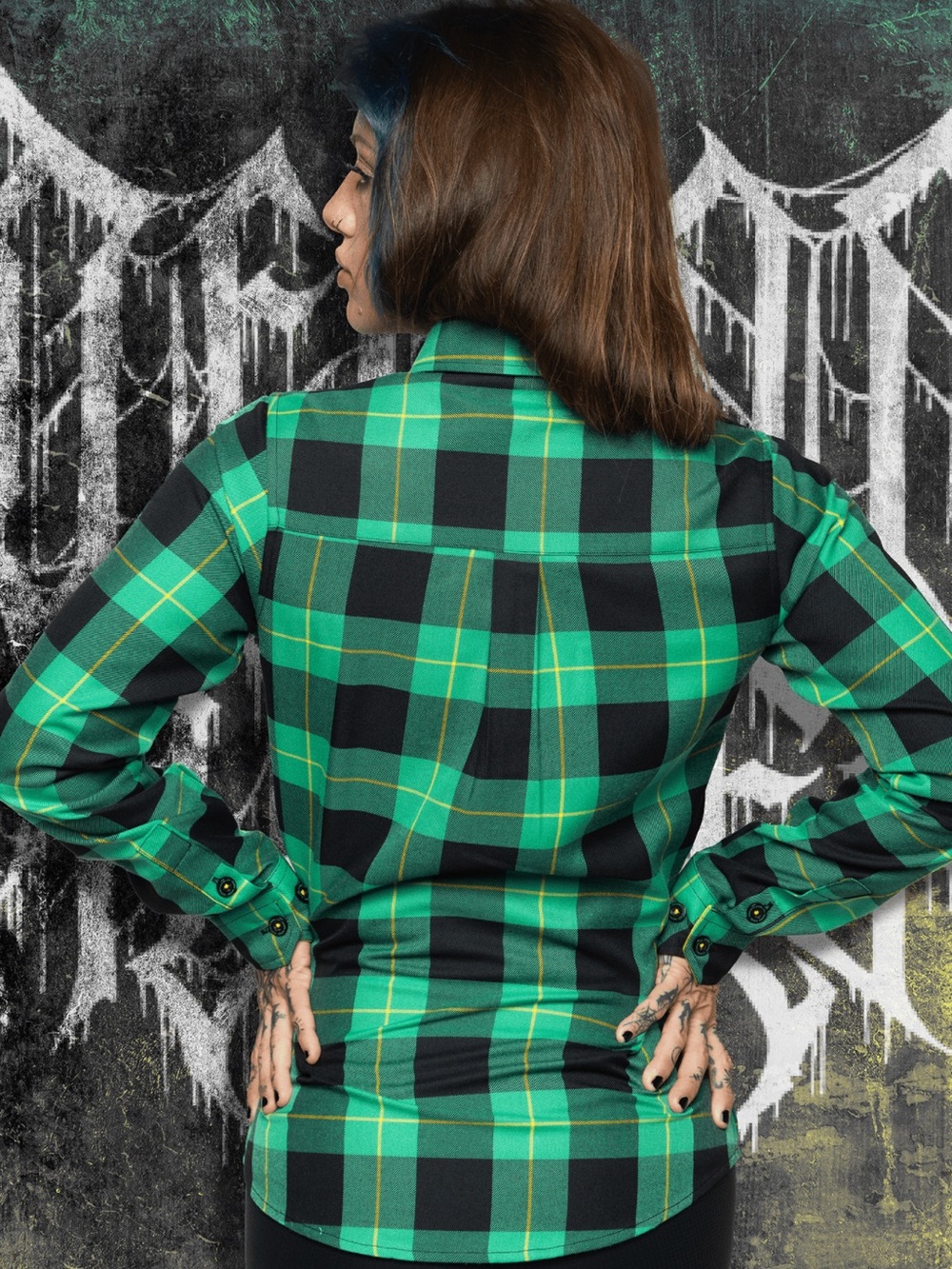 DIXXON Demon Hunter Flannel Women’s XL NEW - Picture 2 of 7